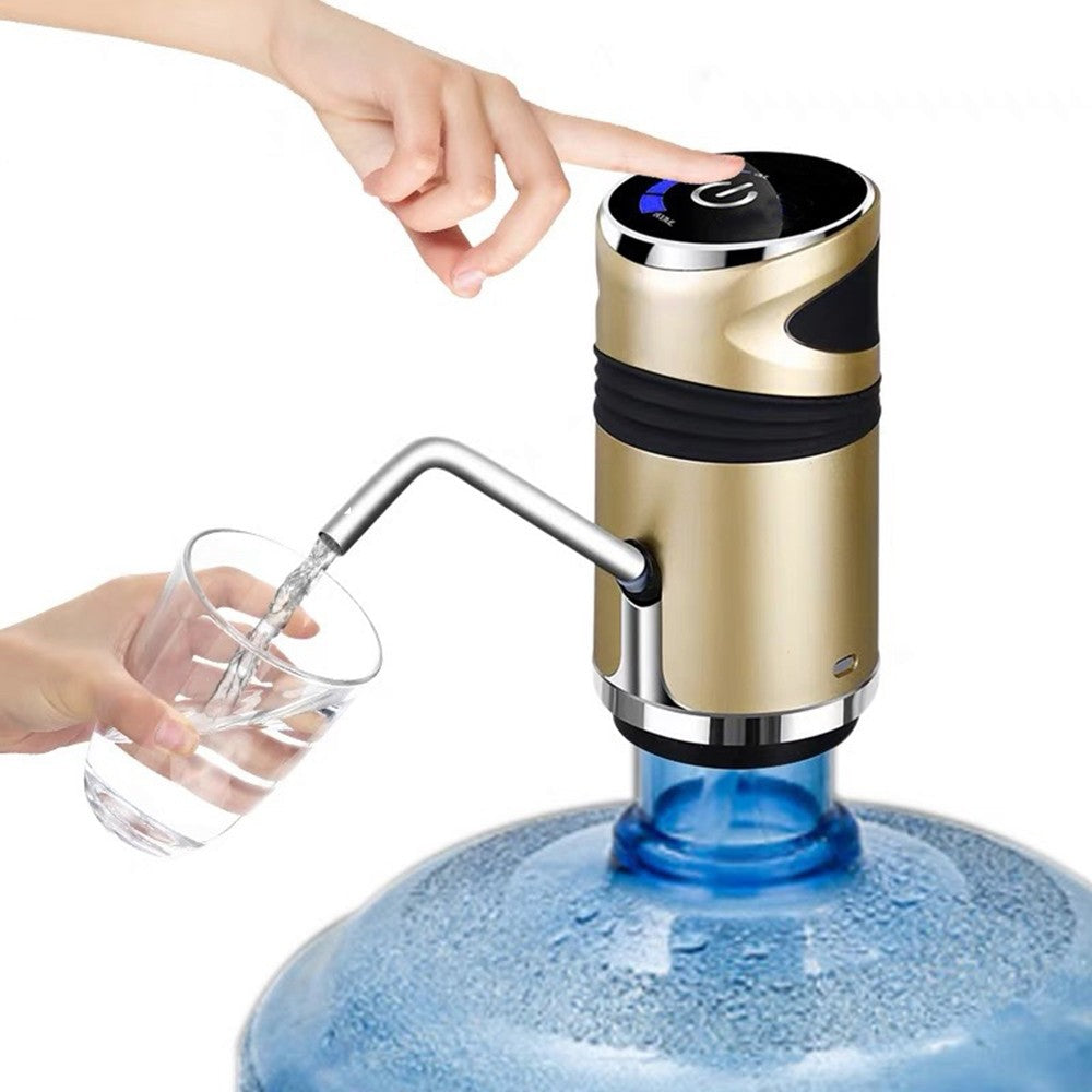USB Smart Electric Automatic Water Pump Barreled Water Dispenser Switches Gold
