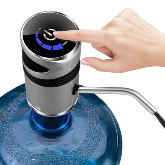 USB Smart Electric Automatic Water Pump Barreled Water Dispenser Switches Silver
