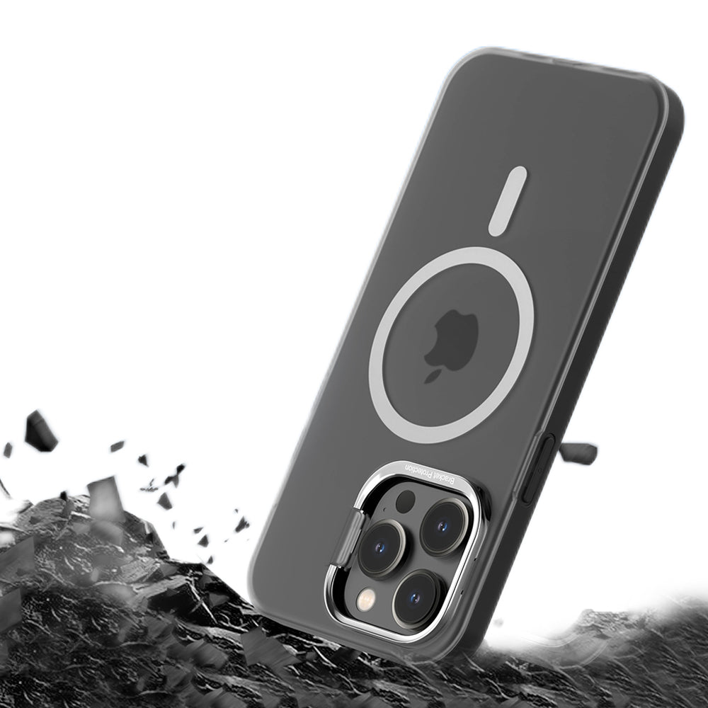 For iPhone 14promax Magnetic Phone Protective Case MagSafe Compatible Case Black