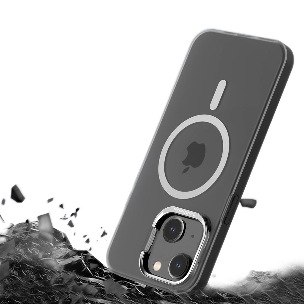 For iPhone 14 Magnetic Phone Protective Case MagSafe Compatible Case Black