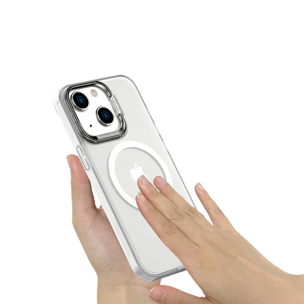 For iPhone 14 Plus Magnetic Phone Protective Case MagSafe Compatible Case Clear