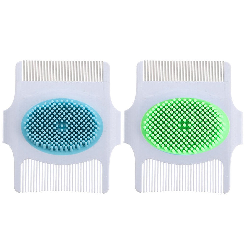 4Pcs 3 in 1 Pet Grooming Brush with Combs Cat Dog Massage Comb Random Color