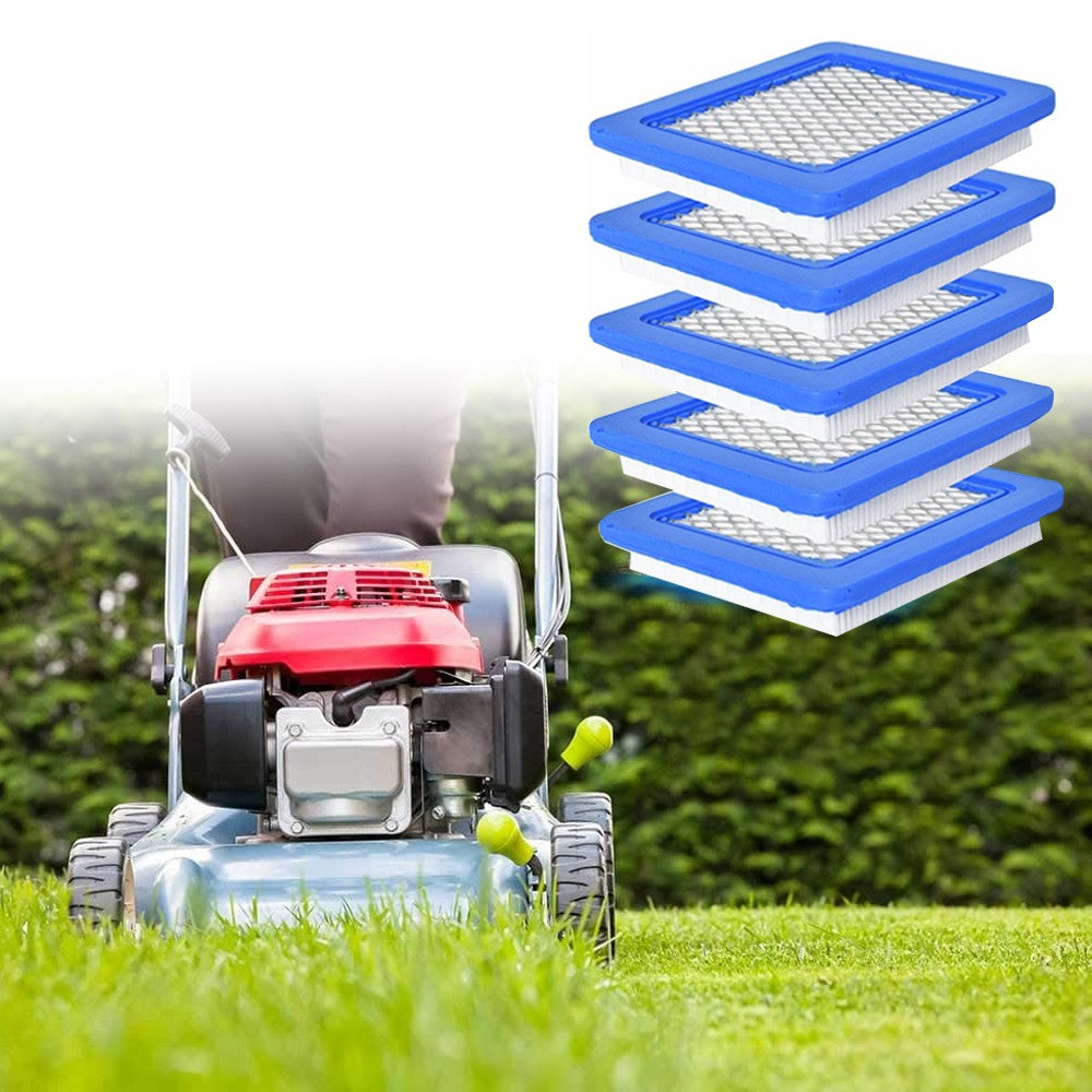 5Pcs Lawn Mower Air Filters Fit for Briggs and Stratton 491588 491588S 399959Z