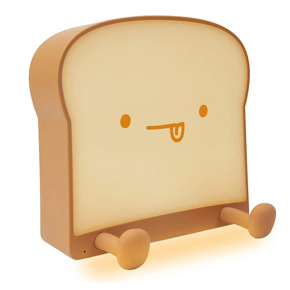 LED Touch Lamp Rechargeable Toast Bread Night Light Bedroom Bedside Lamp Style 1