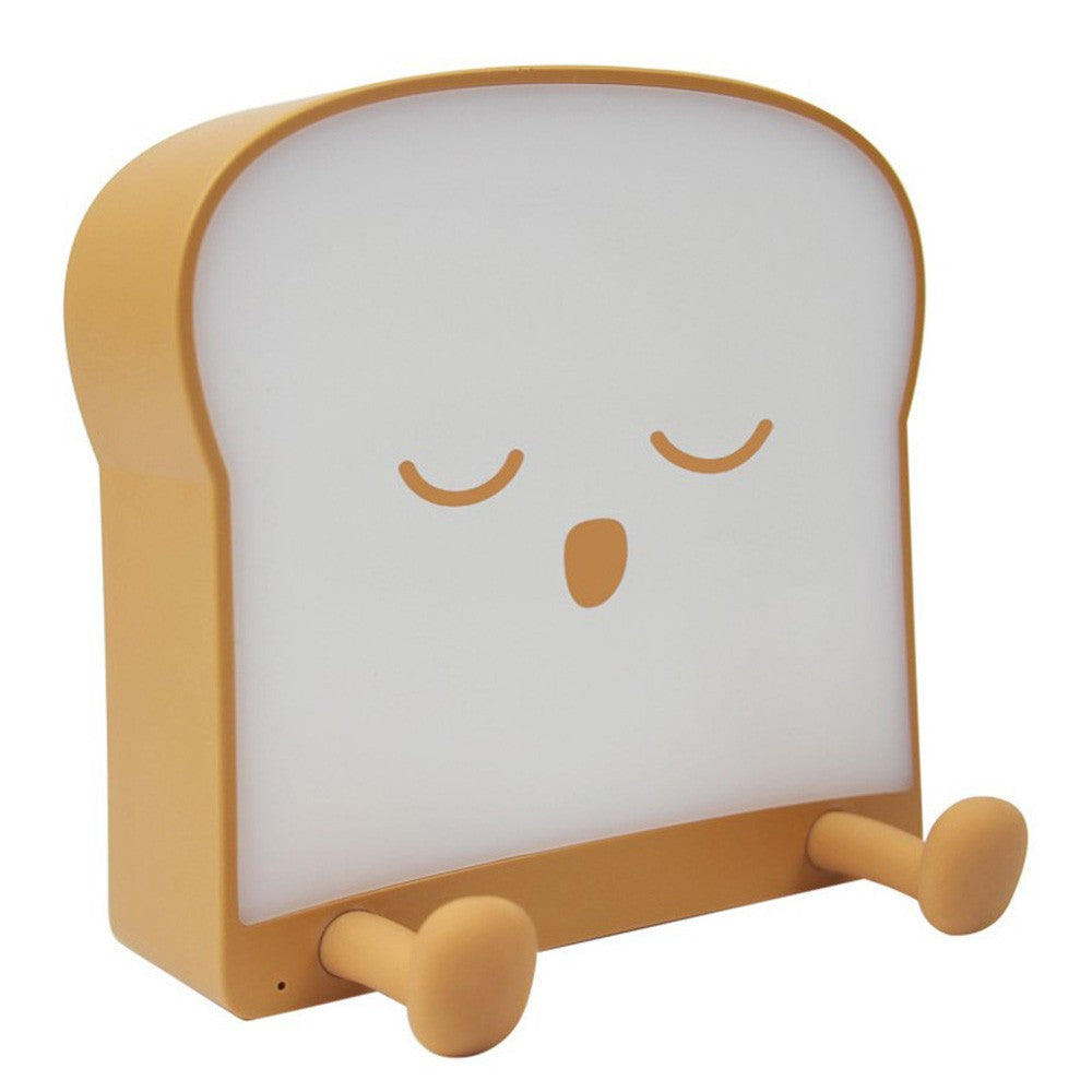 LED Touch Lamp Rechargeable Toast Bread Night Light Bedroom Bedside Lamp Style 2