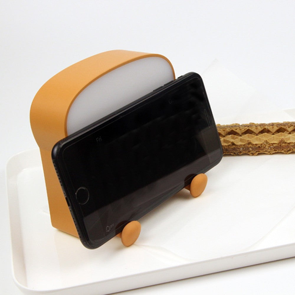 LED Touch Lamp Rechargeable Toast Bread Night Light Bedroom Bedside Lamp Style 2