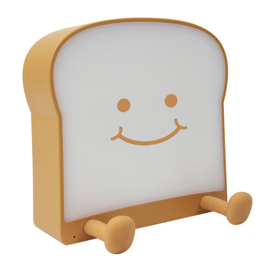 LED Touch Lamp Rechargeable Toast Bread Night Light Bedroom Bedside Lamp Style 3