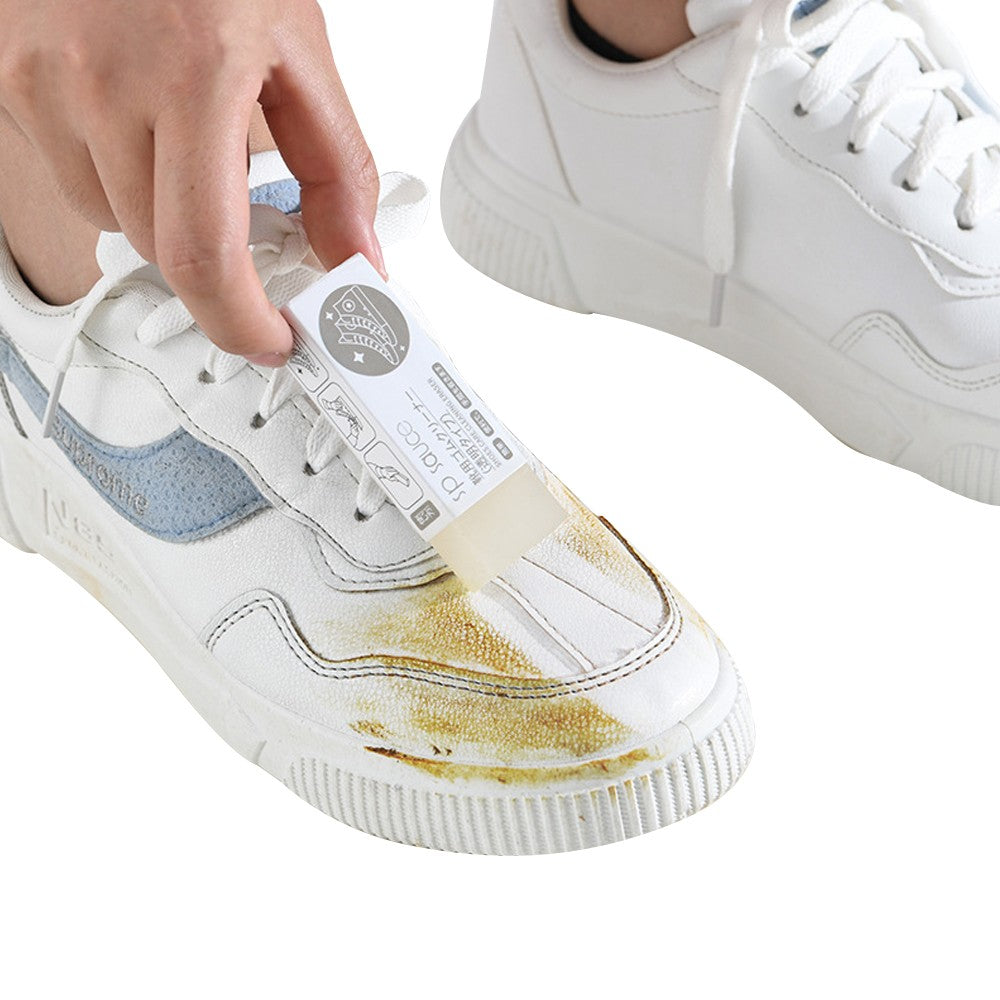 2Pcs Sneakers Shoes Stain Eraser Suede Leather Rubber Cleaner