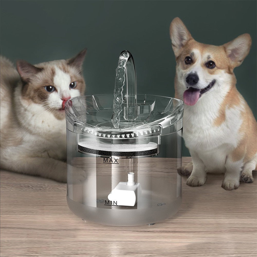 WF060 Pet Cat Dog Water Fountain Electric Drink Dispenser Filter