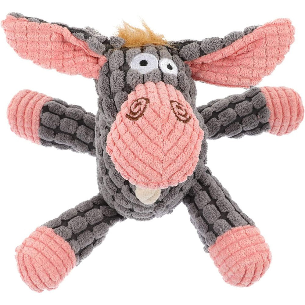 Squeaky Pet Dog Toys Puppy Pet Chew Squeaky Plush Toy Teeth Cleaning Toy Pink