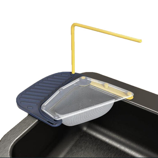 1Pc Kitchen Sink Triangular Strainer Vegetable Fruit Drainer with 50 Mesh Bags