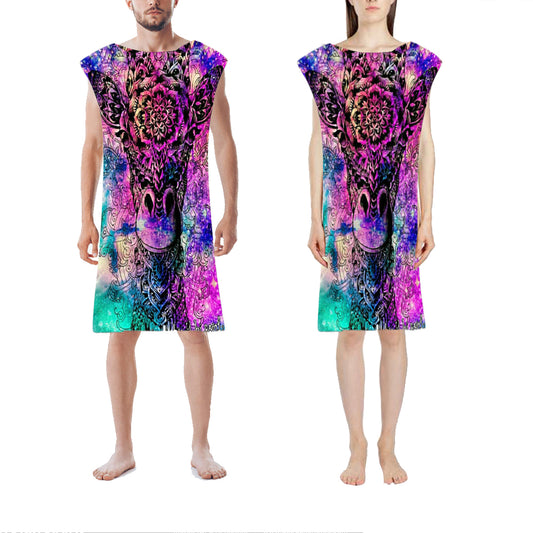 75x110cm Unisex Hooded Beach Towel Changing Robe Quick Dry Bathrobe Style 3