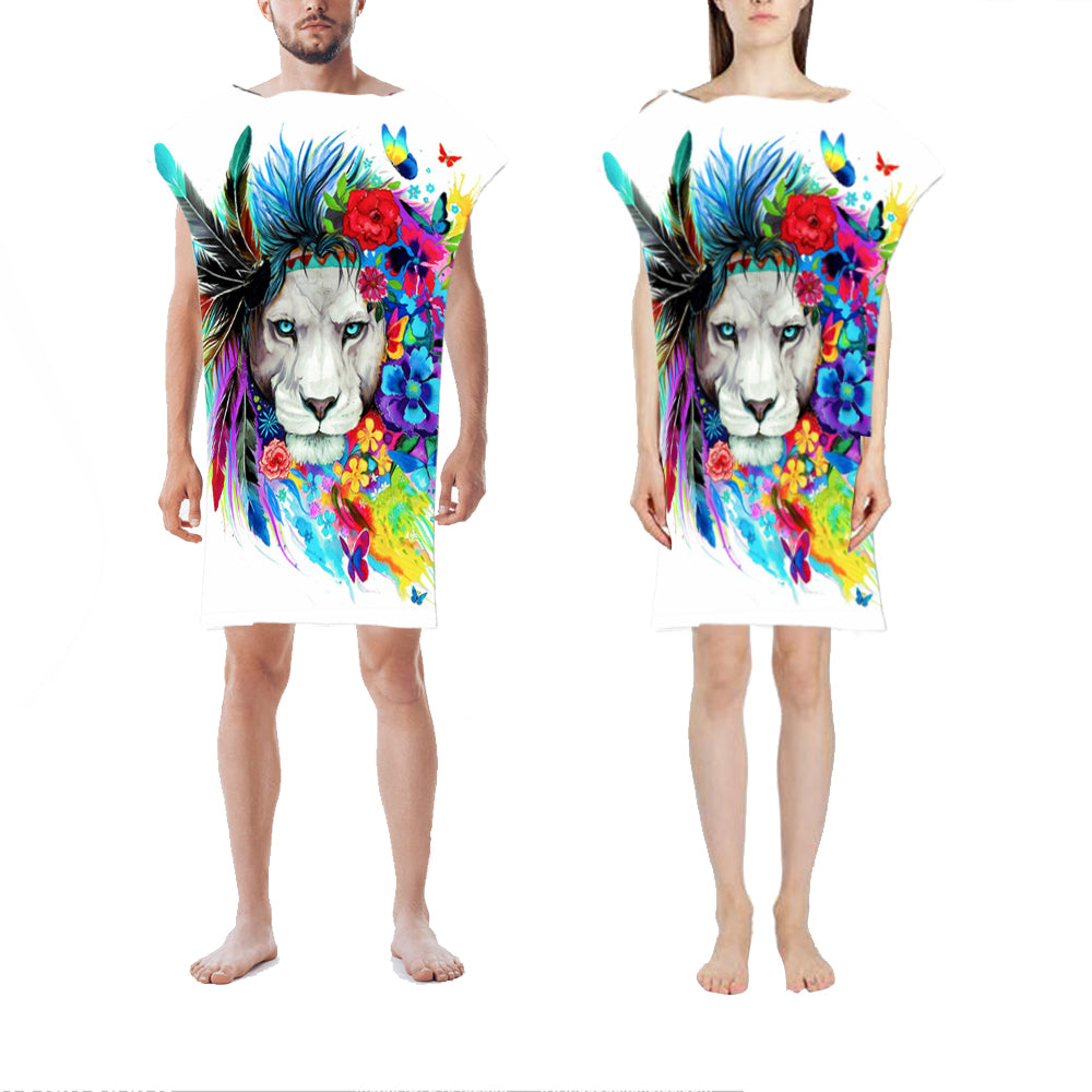 75x110cm Unisex Hooded Beach Towel Changing Robe Quick Dry Bathrobe Style 5