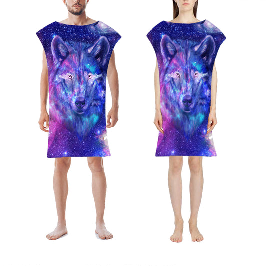 75x110cm Unisex Hooded Beach Towel Changing Robe Quick Dry Bathrobe Style 6