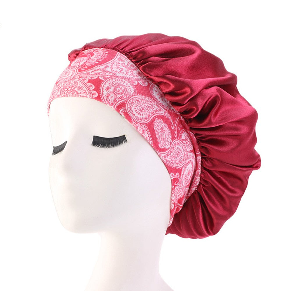 3Pcs Womens Sleeping Hat Shower Cap Sleeping Hair Wrap Bonnet