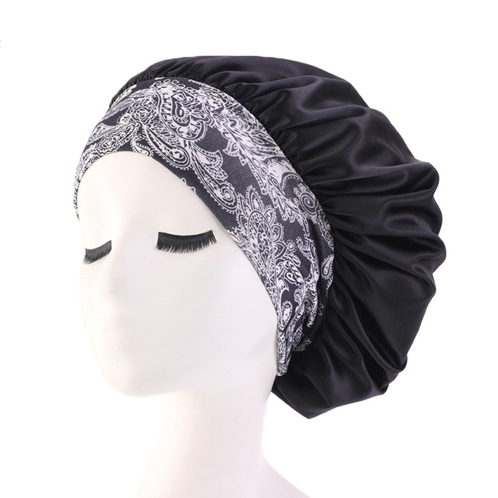 3Pcs Womens Sleeping Hat Shower Cap Sleeping Hair Wrap Bonnet