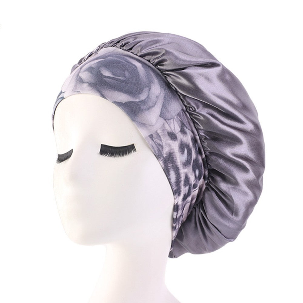 3Pcs Womens Sleeping Hat Shower Cap Sleeping Hair Wrap Bonnet