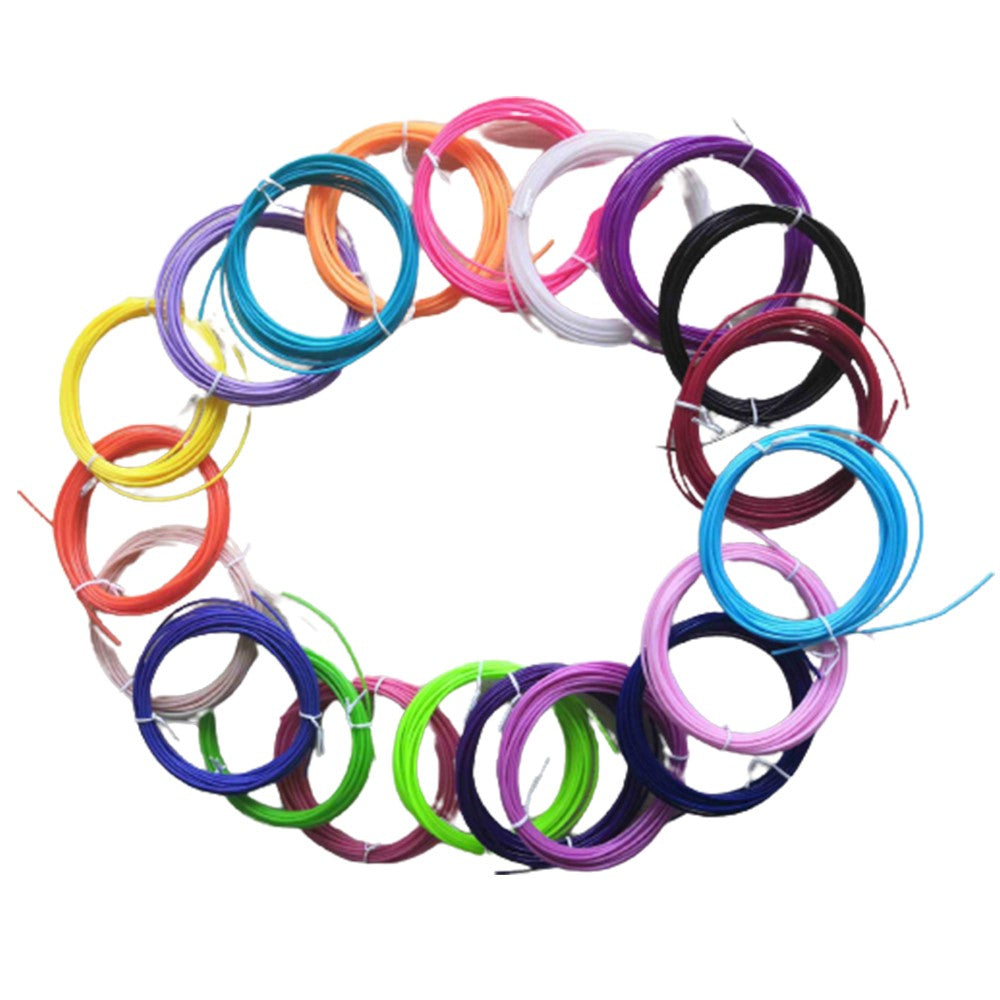 2 Sets of 3D Printing Pen DIY Crafting Doodle Pen with 12 Rolls PCL Filaments