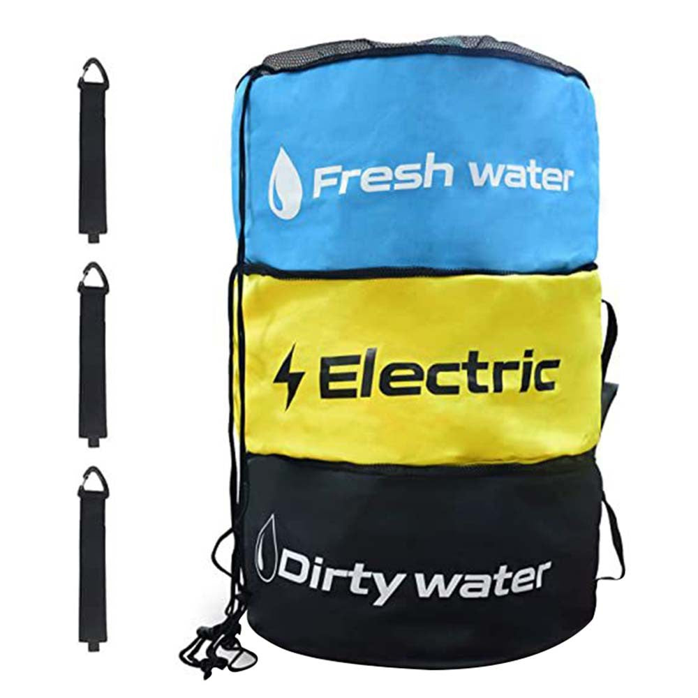 3 X RV Hose Storage Bag Camper Accessories Bag with Storage Strap