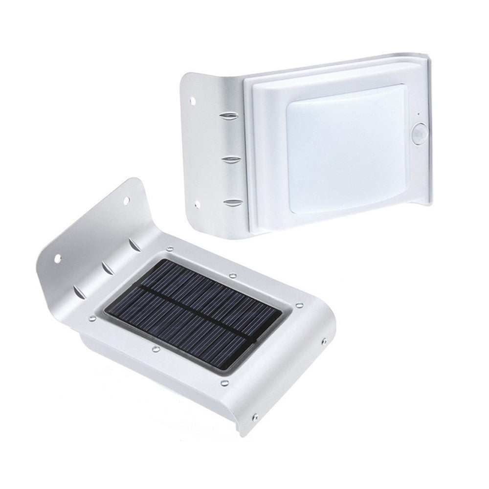 2Pcs LED Solar Motion Sensor Light Outdoor Garden Lamp Water Resistant Light