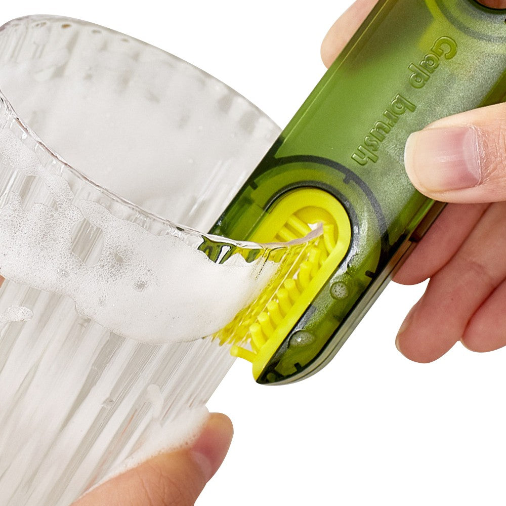 6Pcs 3 in1 Bottle Cup Lid Cleaning Brush Multi Function Crevice Detail Brush