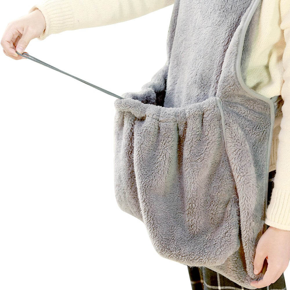 1X Pet Carrier Bag Pet Small Dog Cat Accompany Sleeping Bag Apron with Pocket