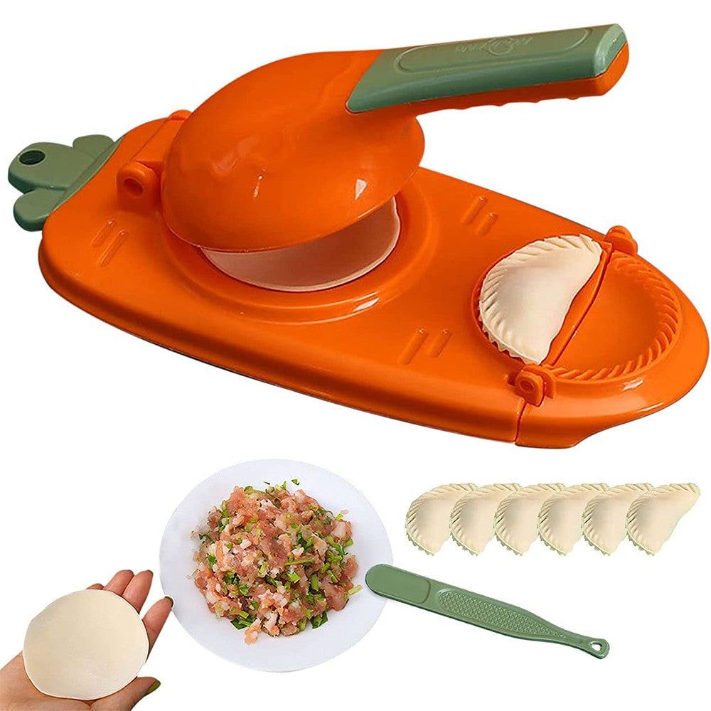 2Pcs 2 in 1 Kitchen Dumpling Machine Maker Dumpling Baking Pastry Making Tool