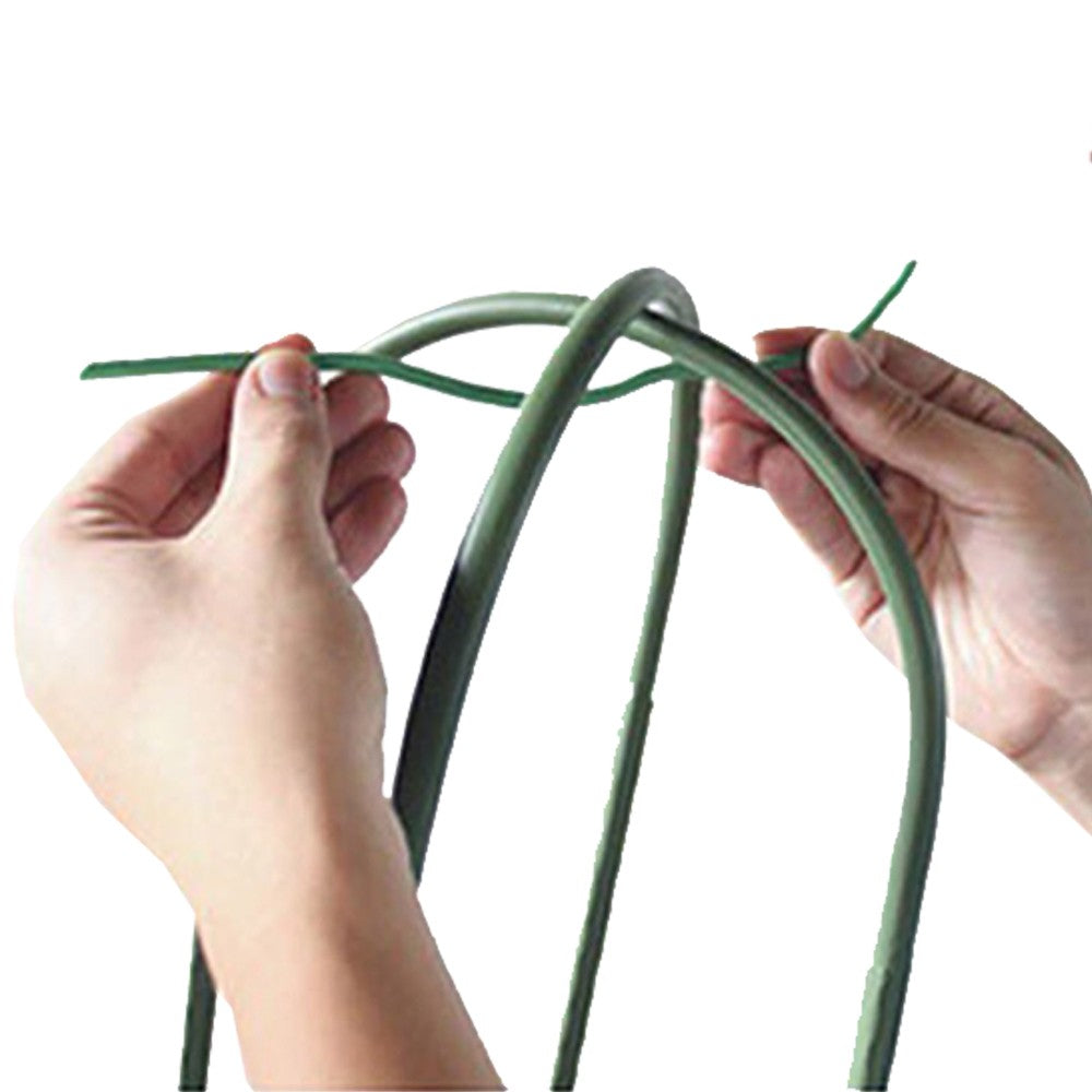 2 Rolls 20m Garden Tie Plant Trees Twist Wire Bundle Fence Cable Supporting Wire