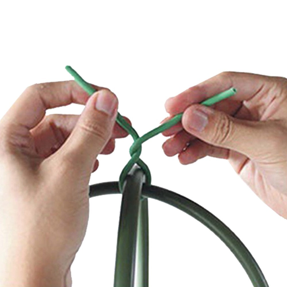 2 Rolls 20m Garden Tie Plant Trees Twist Wire Bundle Fence Cable Supporting Wire