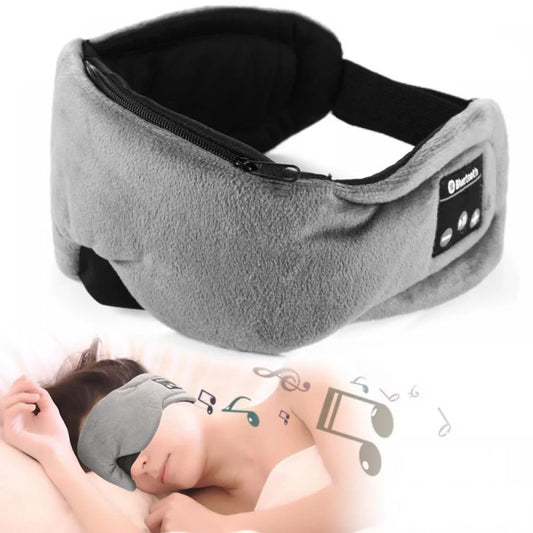 Bluetooth 5.0 Sleeping Headphones Headband Noise Reduction Sleep Eye Mask Grey