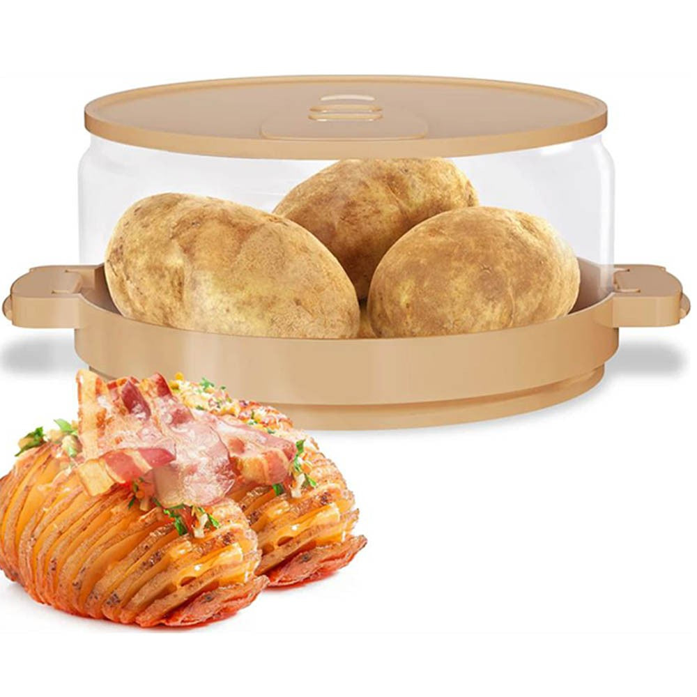 1 X Microwave Potato Cooker Baked Potato Steamer Kitchen Gadget Cooks in Minutes