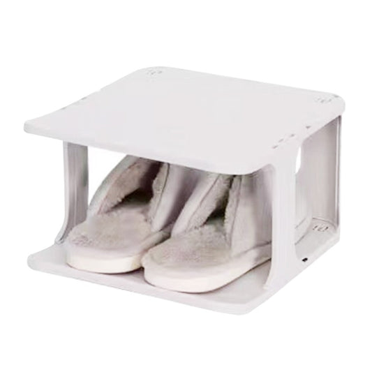 Stackable Two Tier Shoe Rack Open Design Free Combination Shoe Organizer