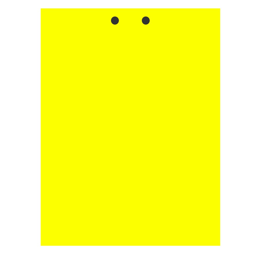 40Pcs Dual Sided Yellow Sticky Papers Insect Trap Catcher Killer Fly Aphids Wasp