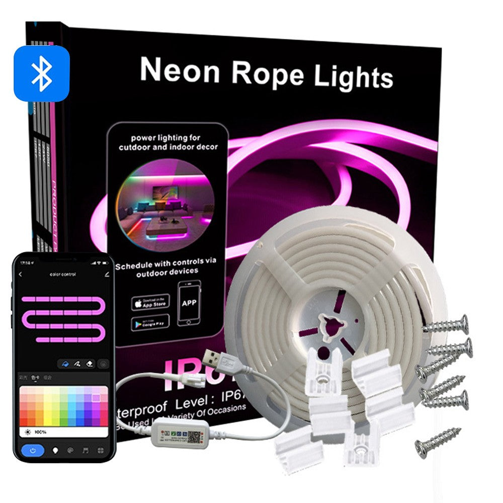 Bluetooth App Control 3M LED Lights Strip Outdoor LED Lights Strip Party Decor