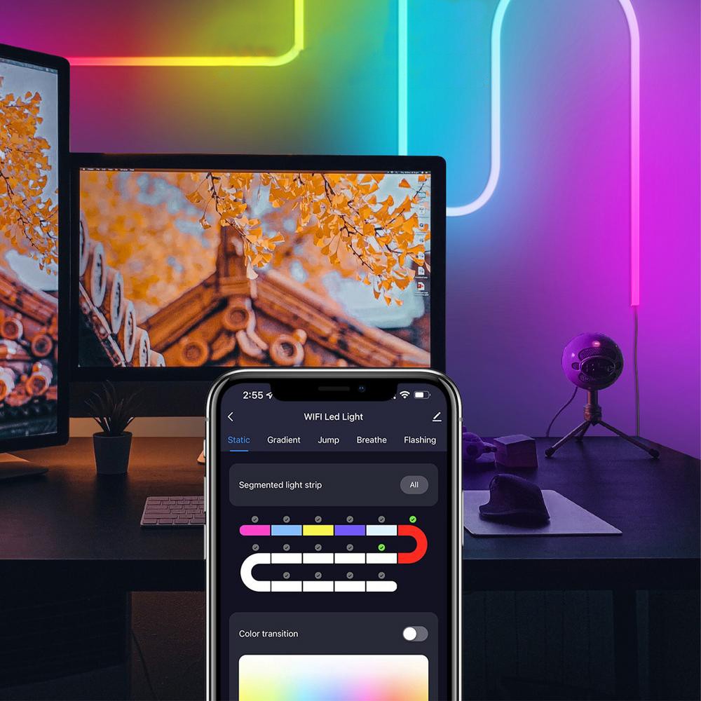 WiFi App Control 3M LED Lights Strip Outdoor LED Lights Strip Party Decor