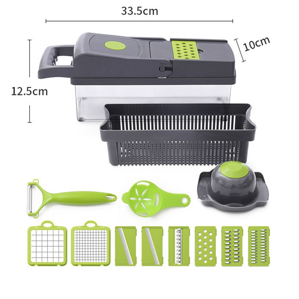 Kitchen Multifunctional Vegetable Chopper Kit Onion Chopper Slicer Cutter Peeler