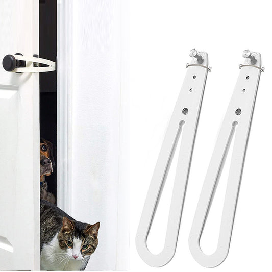 2 X Child Proof Door Lock Cat Door Holder Pet Door Latch Door Latch Strap