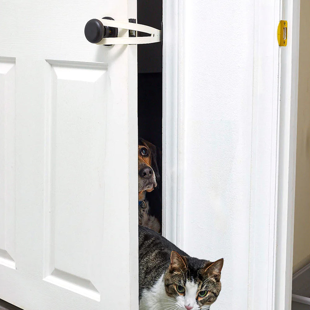 2 X Child Proof Door Lock Cat Door Holder Pet Door Latch Door Latch Strap