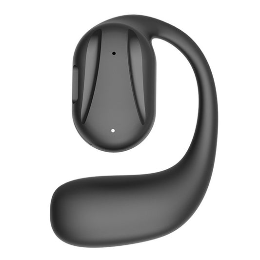 1 X Open Ear Wireless Bluetooth Headphone Single Ear Earphone with Earhook Black
