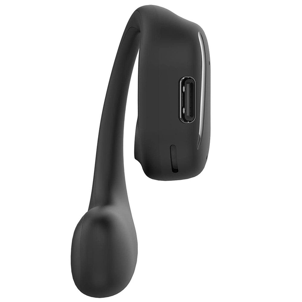 2 X Open Ear Wireless Bluetooth Headphone Single Ear Earphone with Earhook Black