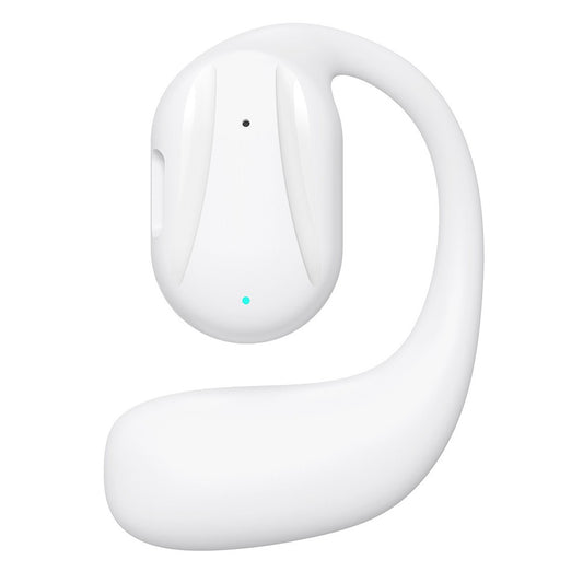 1 X Open Ear Wireless Bluetooth Headphone Single Ear Earphone with Earhook White