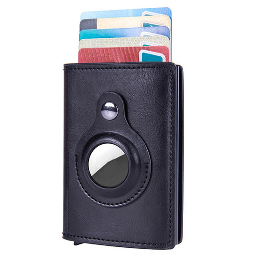 1 X Credit Card Holder with AirTag Slot Pop Up Wallet RFID Wallet