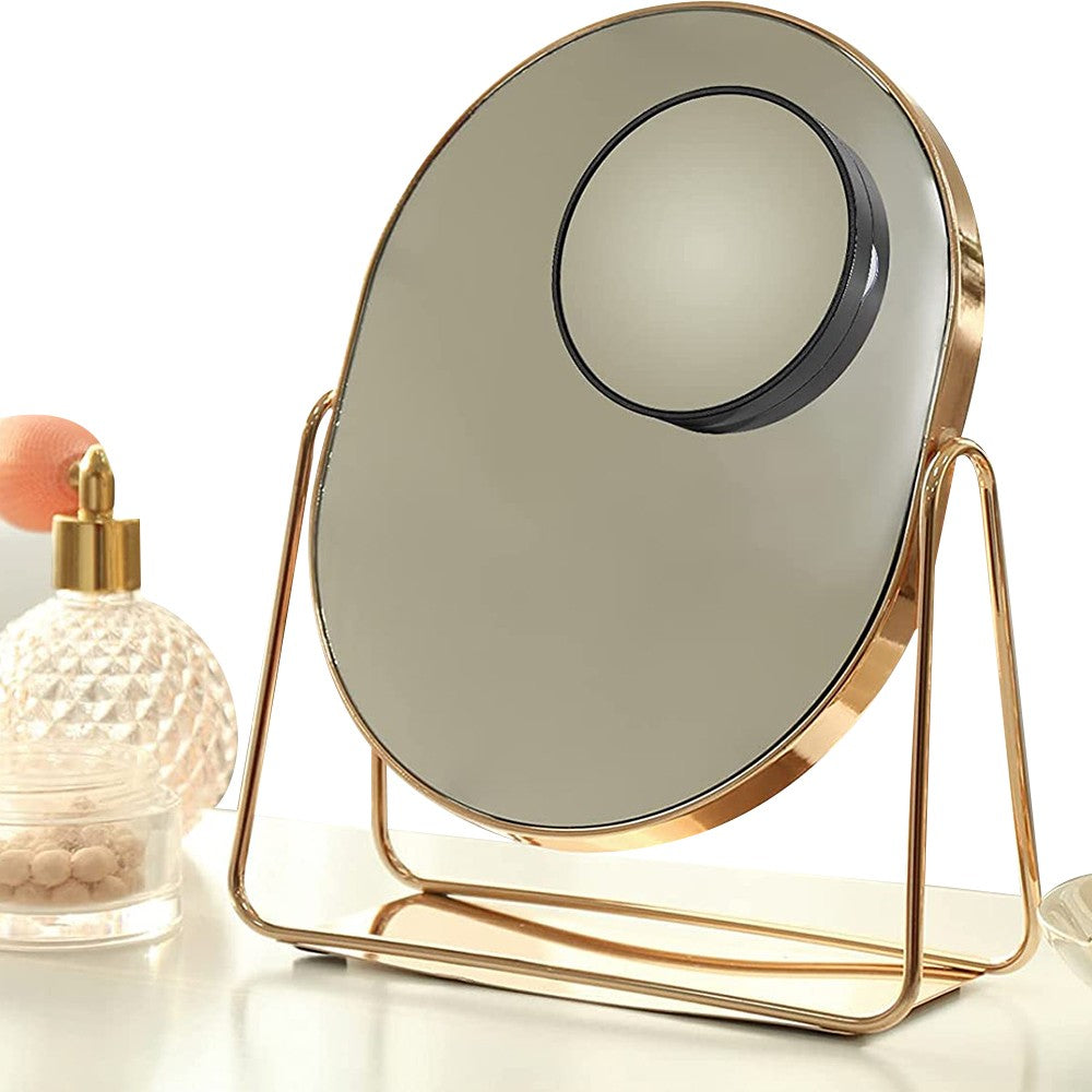 2 X Set of 2Pcs 10X and 20X Magnifying Makeup Mirror with Eyebrow Tweezers