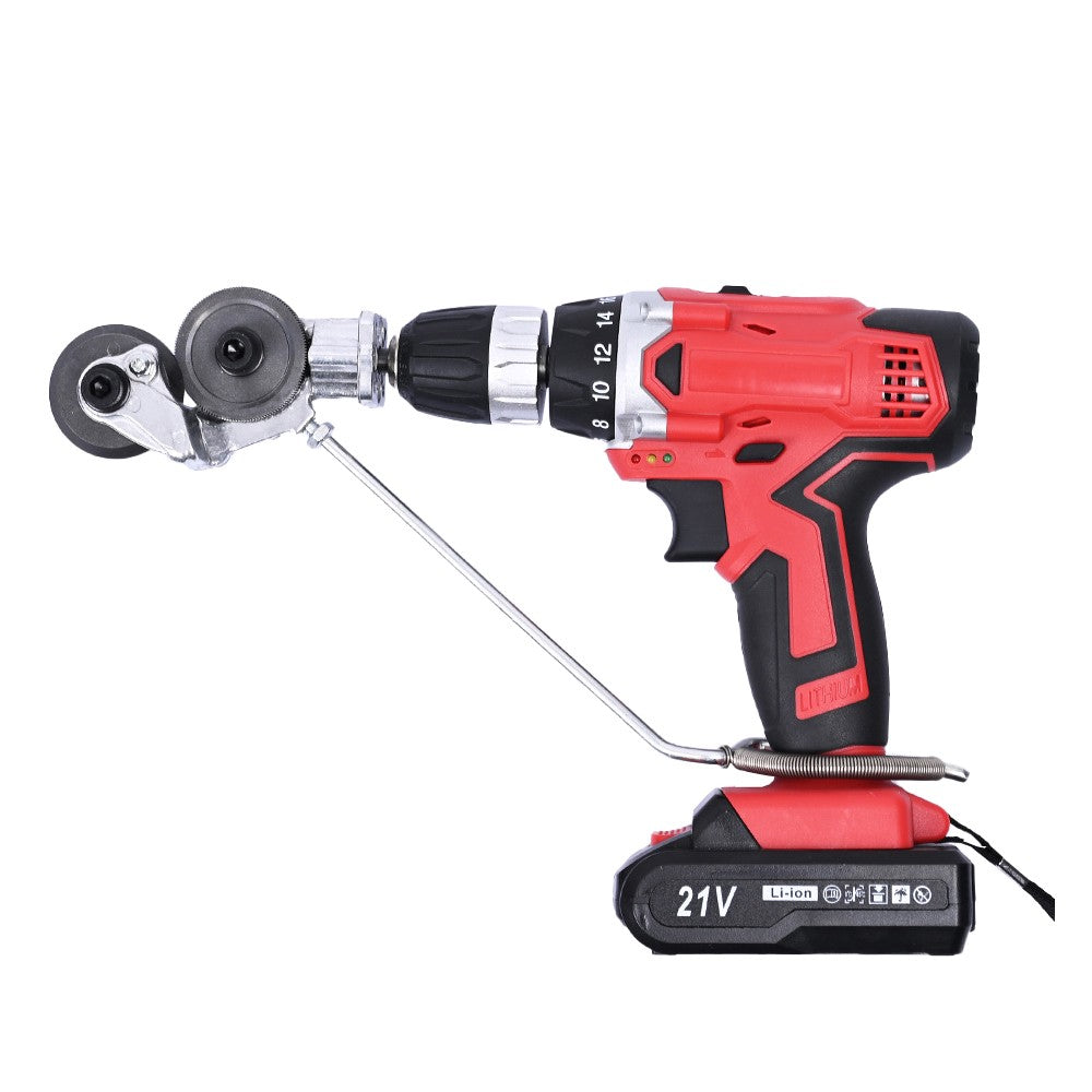 Set of 7Pcs Electric Drill Plate Cutter Sheet Precise Cutting Drill Attachment