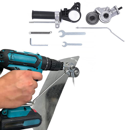 Set of 7Pcs Electric Drill Plate Cutter Sheet Precise Cutting Drill Attachment