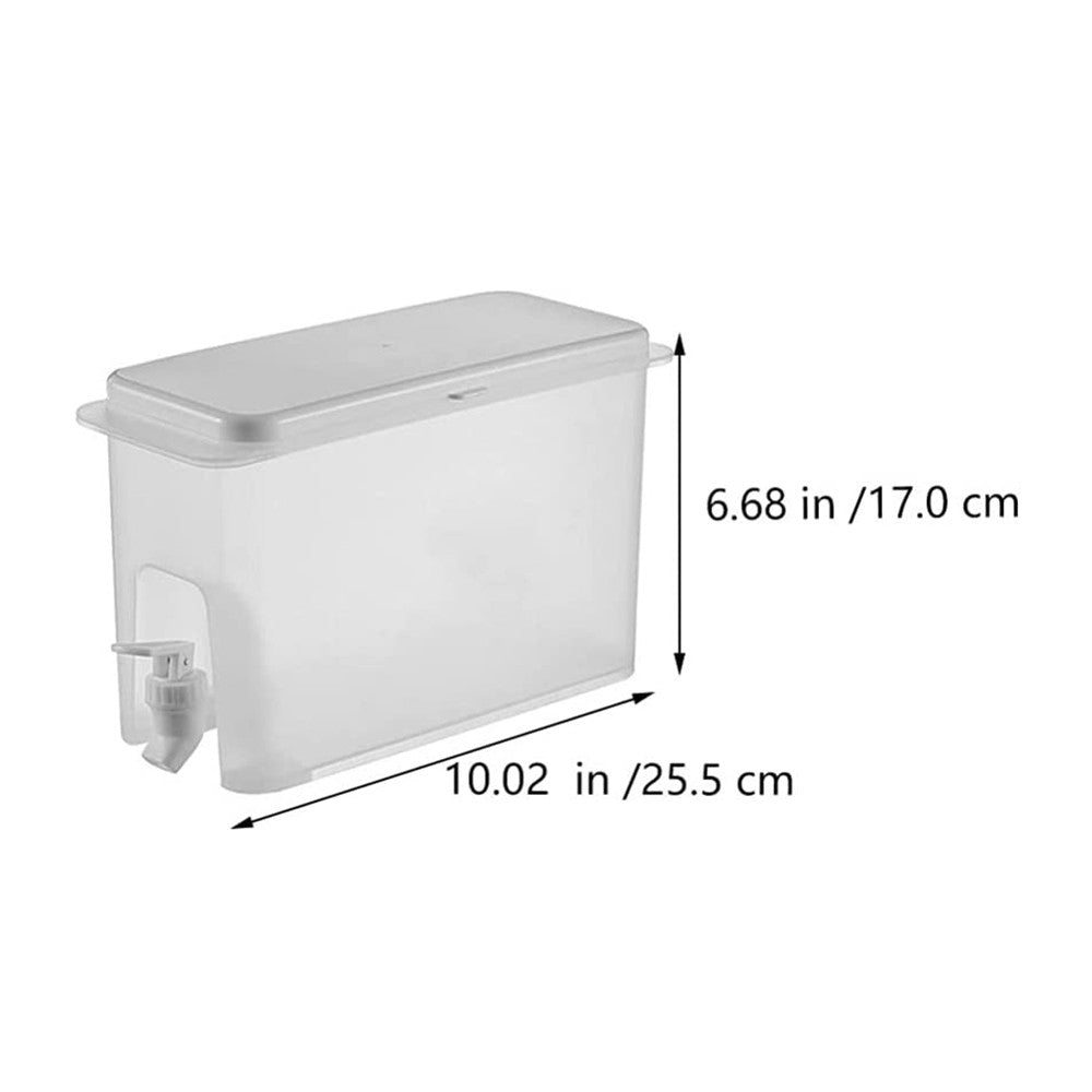 2Pcs 3.5L Cold Ice Kettle with Faucet Fruit Drink Dispenser Beverage Container