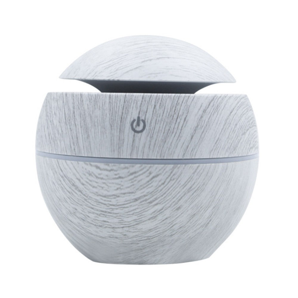 Air Humidifier USB Aromatherapy Diffuser LED Light Essential Oil Humidifier White