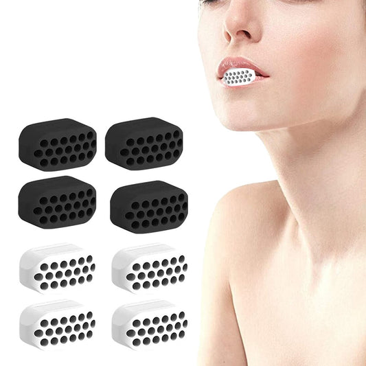 2 X Set of 4Pcs Jawline Trainer Jaw Training Ball Face Neck Muscle Exerciser