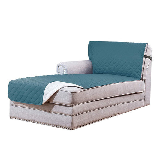 L Shaped Chaise Lounge Couch Cover Sofa Slipcover Sofa Protector Blue