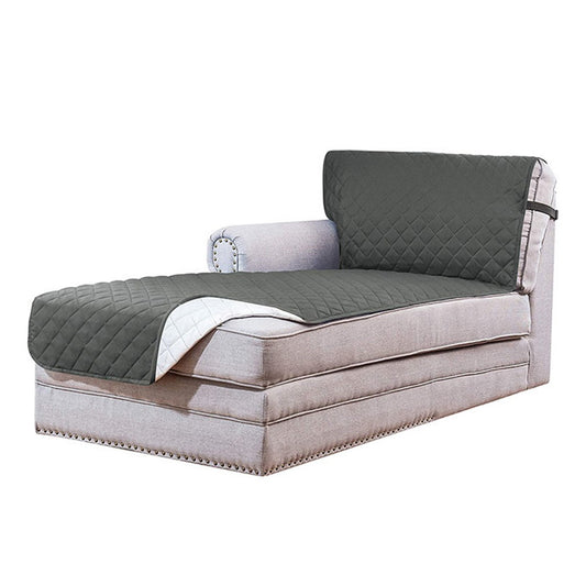 L Shaped Chaise Lounge Couch Cover Sofa Slipcover Sofa Protector Grey